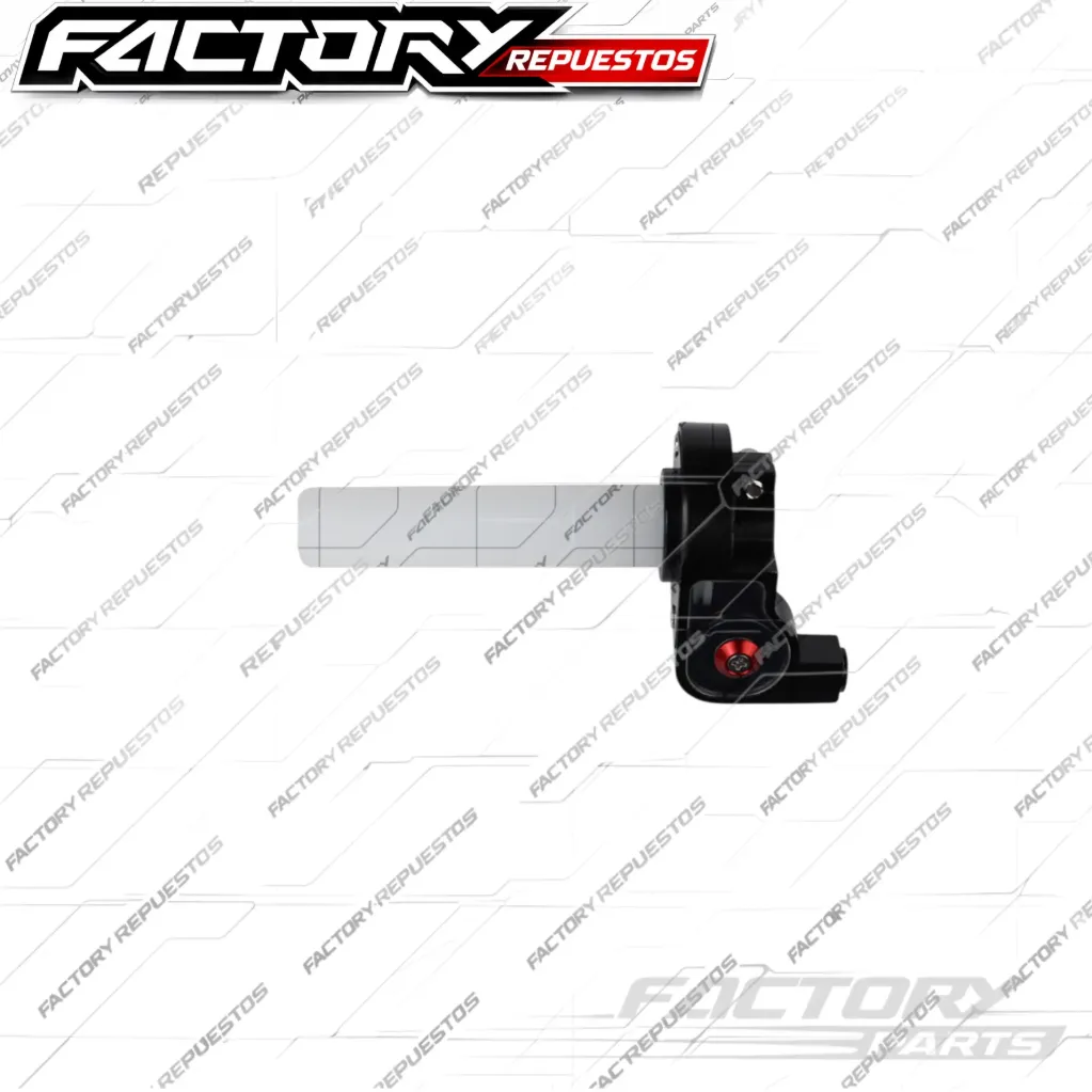 BASE DE ACELERADOR ALUMINIO NEGRA CON CANA - J10  T4-300 FB114-002