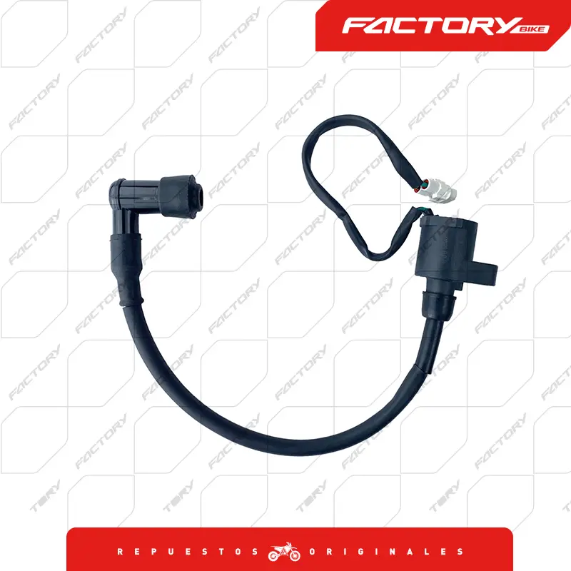 [FB018-013] BOBINA DE BUJIA (NEGRO) - J3  AKS  S15  S19  S25  TS-250  M4  JOKER FB018-013