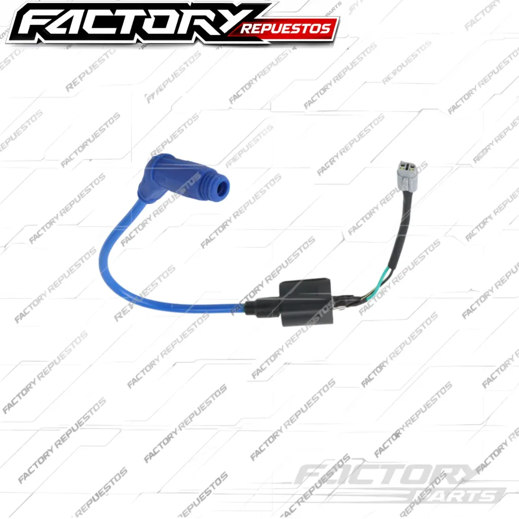 BOBINA DE BUJIA CON PIPETA AZUL RS - FBK-FXR BLACK FB018-030