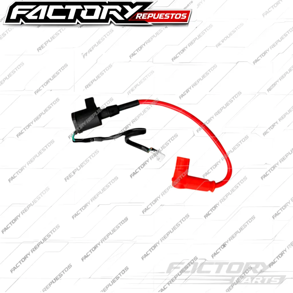 [FB018-029] BOBINA DE BUJIA CON PIPETA ROJA - FBK-FX BLACK FB018-029