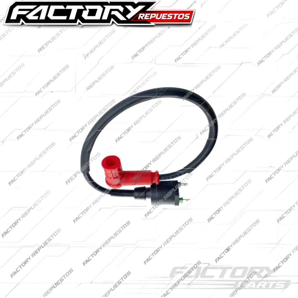 BOBINA DE BUJIA ROJO (S CABLE) - AKS FB018-020