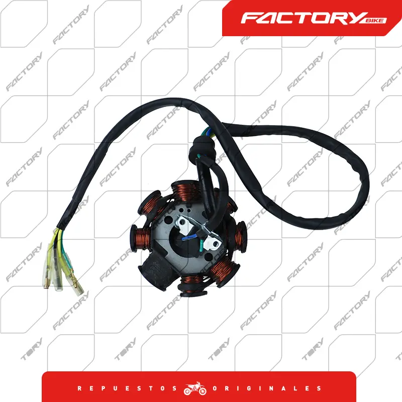 [FB019-025] BOBINA DE MAGNETO 8M 2H 5C (ANTIGUA) - FX250-AK47  FX250E-T4 FB019-025