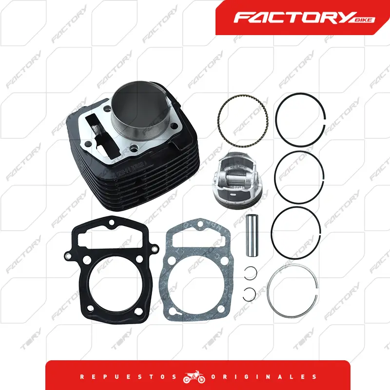 [FB041-001] CILINDRO KIT CB250 NEGRO - AK47  FX250E-T4  S25 FB041-001
