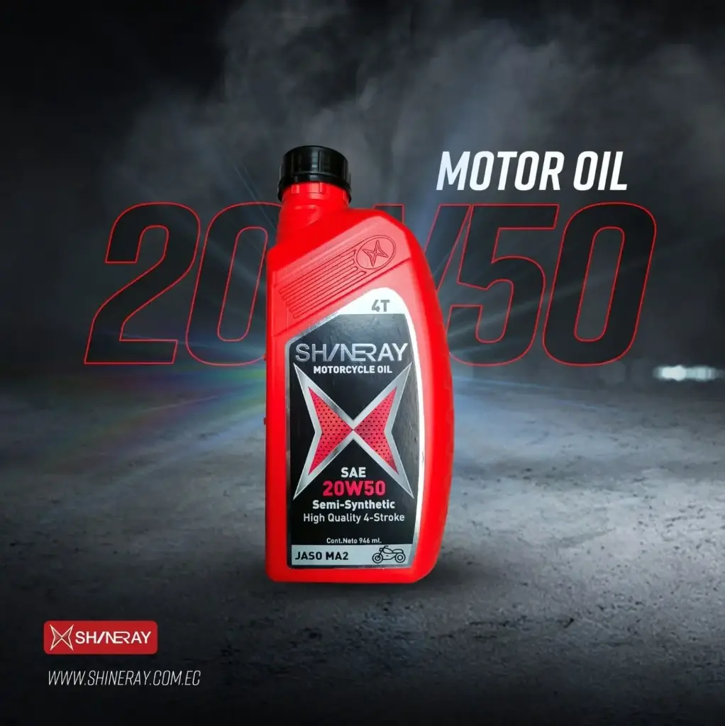 [RGN6603] ACEITE 20w50 SHINERAY 4T SEMISINTETICO