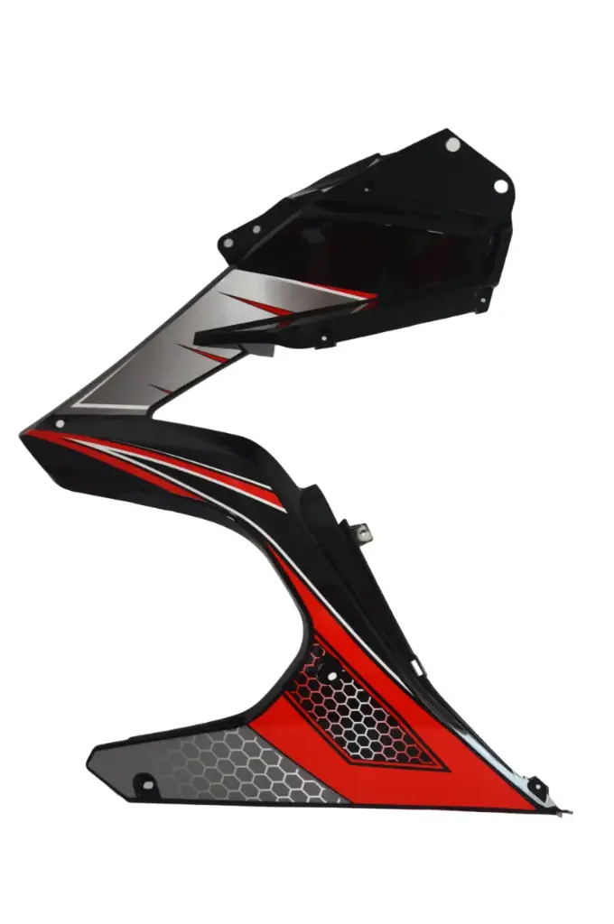 [R250-II0437ROJ] LATERAL CENTRAL DE MASCARILLA DERECHA CHIEF II 2022/- ROJO R250-II0437ROJ